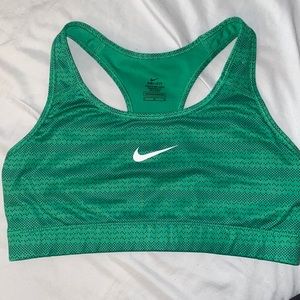 Green Womens Nike Sports Bra Medium